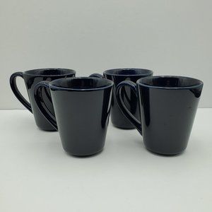 Baum Brothers Cobalt Blue Mugs Dark Blue Navy Blue Mugs